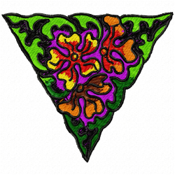 Flowers Embroidery Design 2